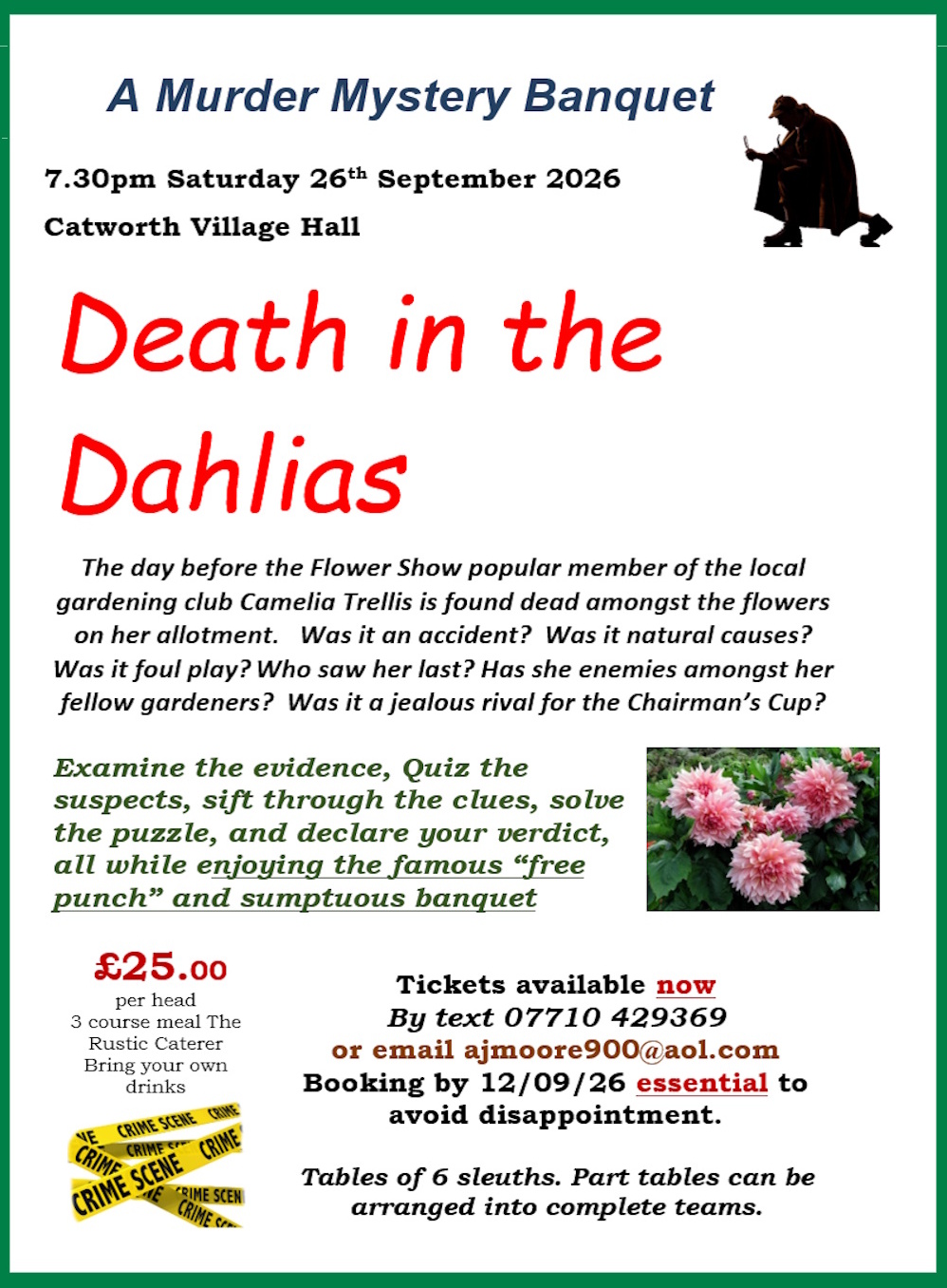 death in the dahlias